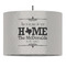 Home State 16" Drum Lampshade - PENDANT (Fabric)