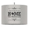 Home State Drum Pendant Lamp (Personalized)