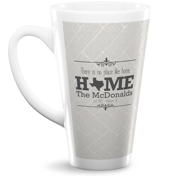 Custom Home State Latte Mug (Personalized)