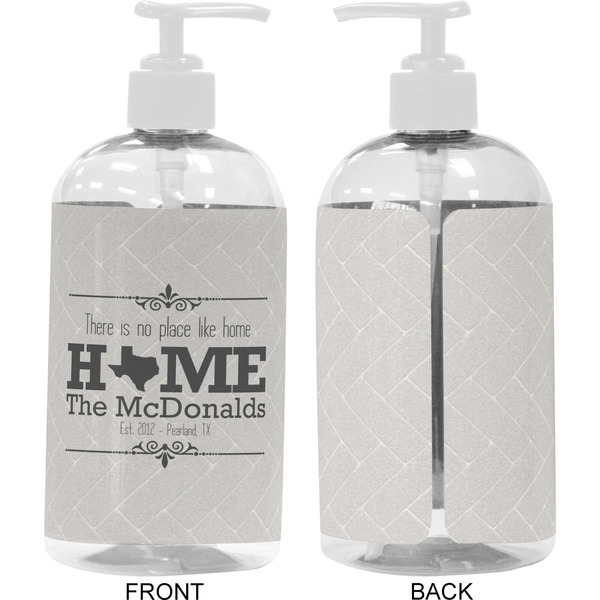 Home State 16 oz Plastic Liquid Dispenser- Approval- White