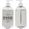 Home State 16 oz Plastic Liquid Dispenser- Approval- White