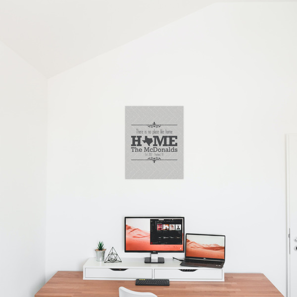 Home State 16x20 - Matte Poster - On the Wall