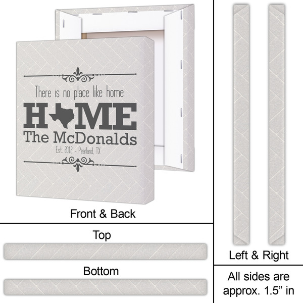 Home State 20x24 - Canvas Print - Approval