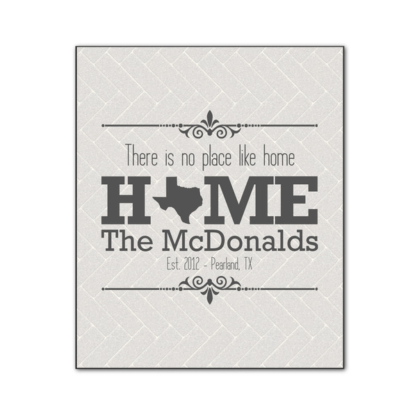 Home State 20x24 Wood Print - Front View