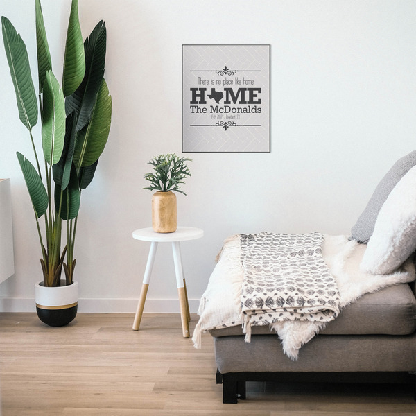 Home State 20x24 Wood Print - In Context