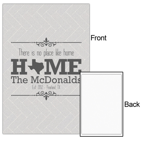 Home State 20x30 - Matte Poster - Front & Back