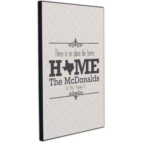 Home State 20x30 Wood Print - Angle View