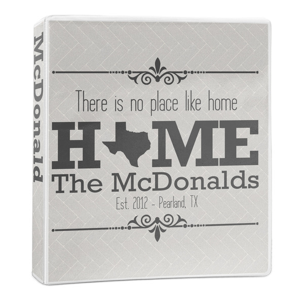 Custom Home State 3-Ring Binder - 1 inch (Personalized)