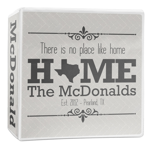 Custom Home State 3-Ring Binder - 2 inch (Personalized)