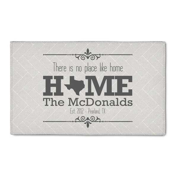 Custom Home State 3' x 5' Indoor Area Rug (Personalized)