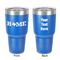 Home State 30 oz Stainless Steel Ringneck Tumbler - Blue - Double Sided - Front & Back