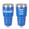 Home State 30 oz Stainless Steel Tumbler - Royal Blue - Double-Sided (Personalized)