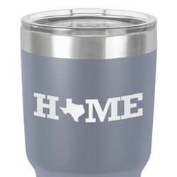 Home State 30 oz Stainless Steel Tumbler - Grey - Single-Sided (Personalized)
