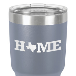 Home State 30 oz Stainless Steel Tumbler - Grey - Double-Sided (Personalized)