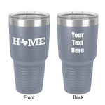 Home State 30 oz Stainless Steel Tumbler - Grey - Double-Sided (Personalized)