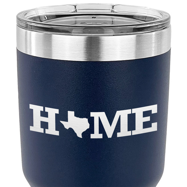 Home State 30 oz Stainless Steel Ringneck Tumbler - Navy - CLOSE UP