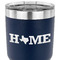 Home State 30 oz Stainless Steel Ringneck Tumbler - Navy - CLOSE UP