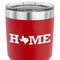 Home State 30 oz Stainless Steel Ringneck Tumbler - Red - CLOSE UP