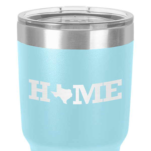 Home State 30 oz Stainless Steel Ringneck Tumbler - Teal - Close Up
