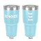 Home State 30 oz Stainless Steel Ringneck Tumbler - Teal - Double Sided - Front & Back