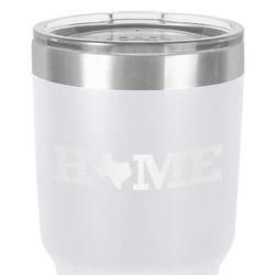 Home State 30 oz Stainless Steel Tumbler - White - Single-Sided (Personalized)