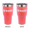 Home State 30 oz Stainless Steel Ringneck Tumblers - Coral - Double Sided - APPROVAL