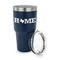 Home State 30 oz Stainless Steel Ringneck Tumblers - Navy - LID OFF