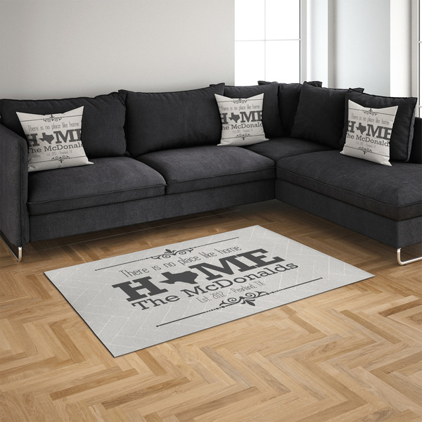 Home State 4'x6' Indoor Area Rugs - IN CONTEXT