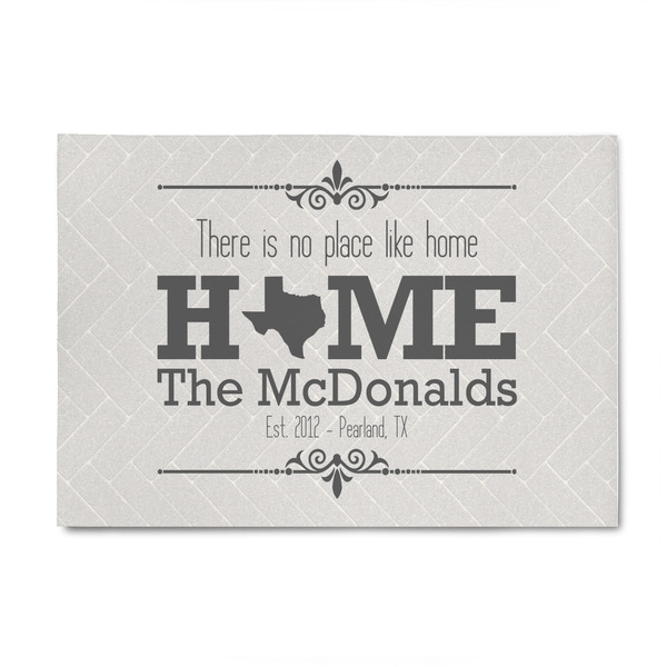 Custom Home State 4' x 6' Patio Rug (Personalized)