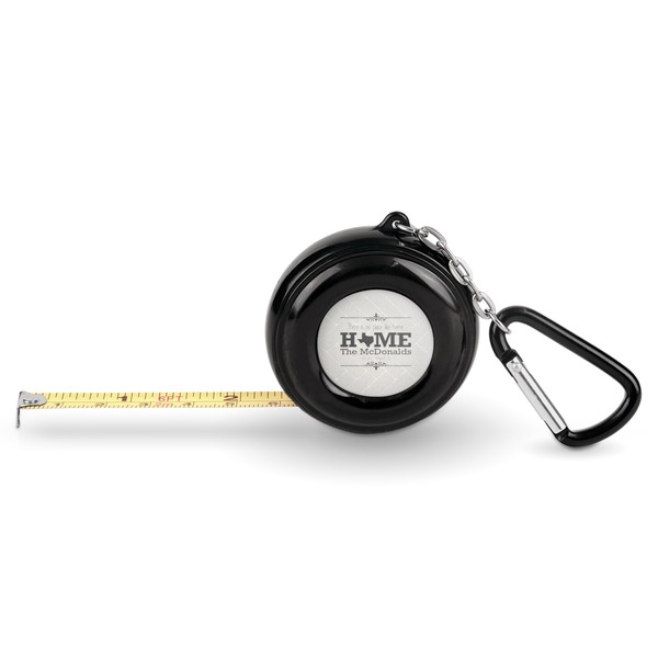 Custom Home State Pocket Tape Measure - 6 Ft w/ Carabiner Clip (Personalized)