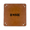 Home State 6" x 6" Leatherette Snap Up Tray - FLAT FRONT