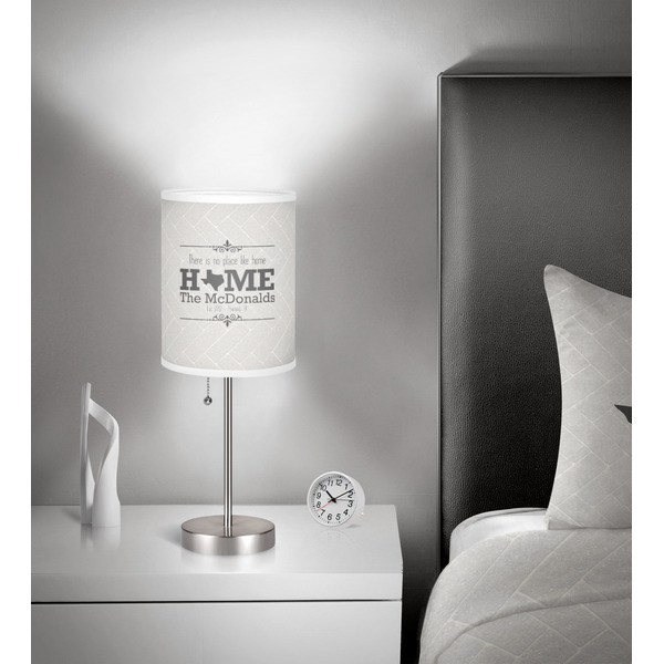 Home State 7 inch drum lamp shade - in room