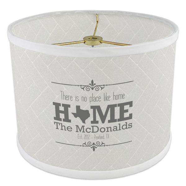 Home State 8" Drum Lampshade - ANGLE Poly-Film