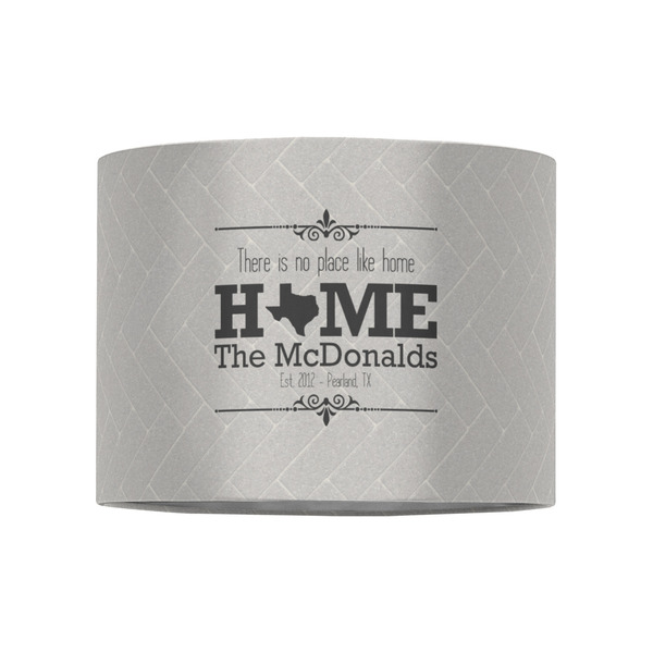 Home State 8" Drum Lampshade - FRONT (Fabric)
