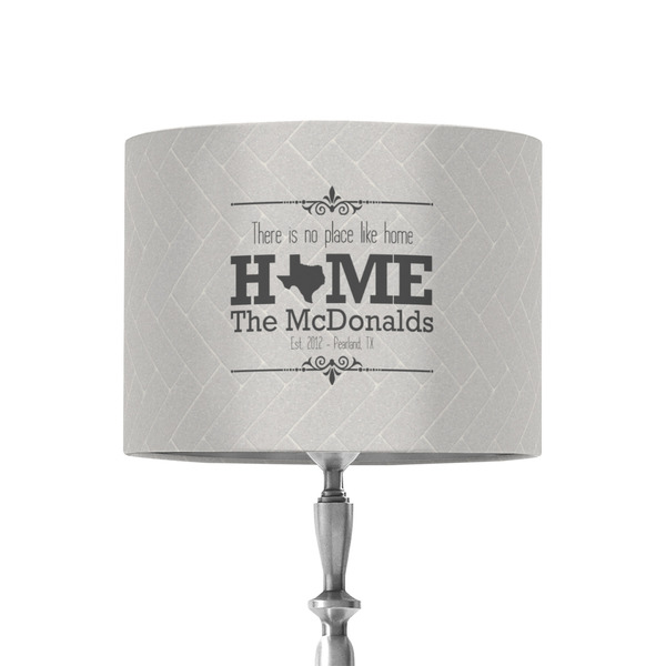 Custom Home State 8" Drum Lamp Shade - Fabric (Personalized)