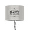 Home State 8" Drum Lampshade - ON STAND (Fabric)