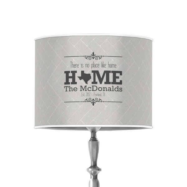 Custom Home State 8" Drum Lamp Shade - Poly-film (Personalized)