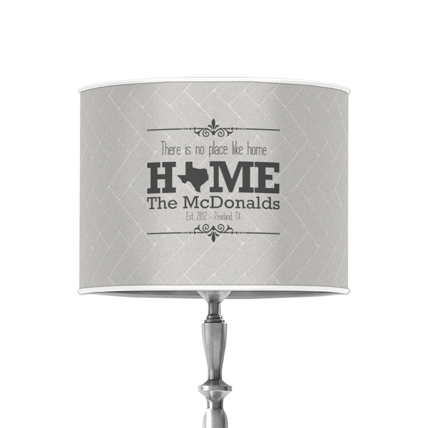 Home State 8" Drum Lampshade - ON STAND (Poly Film)