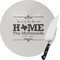 Home State 8 Inch Small Glass Cutting Board