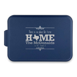 Home State Aluminum Baking Pan with Navy Lid (Personalized)