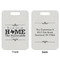 Home State Aluminum Luggage Tag (Front + Back)