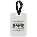 Home State Metal Luggage Tag w/ Name or Text