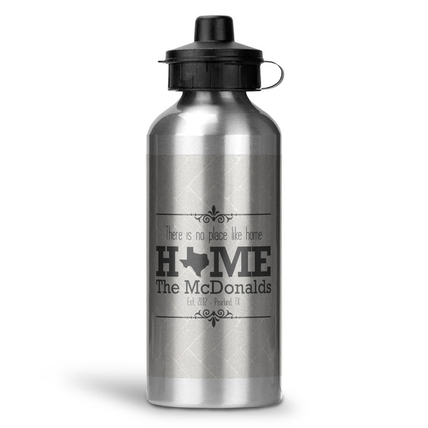 Custom Home State Water Bottle - Aluminum - 20 oz (Personalized)