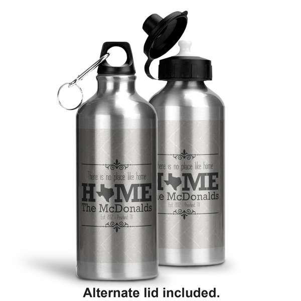 Home State Aluminum Water Bottle - Alternate lid options