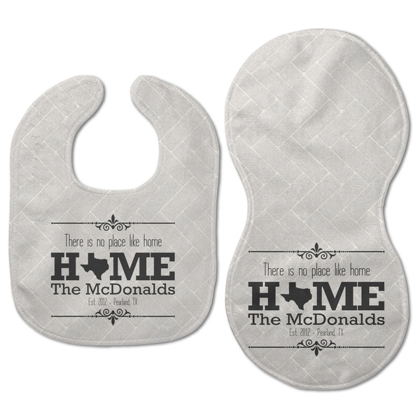 Home State Baby Bib & Burp Set - Approval (new bib & burp)