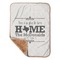 Home State Baby Sherpa Blanket - Corner Showing Soft