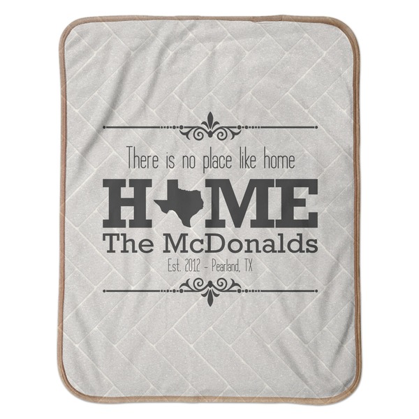 Home State Baby Sherpa Blanket - Flat