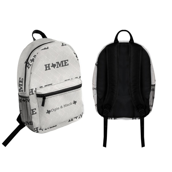 Home State Backpack front and back - Apvl