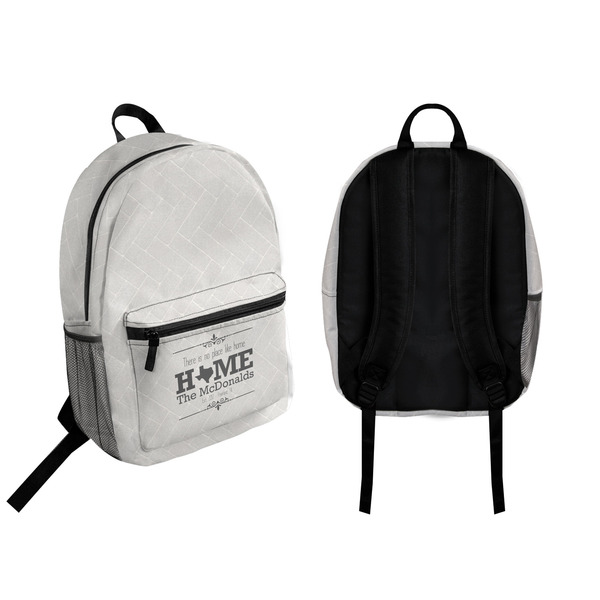Home State Backpack front and back - Apvl
