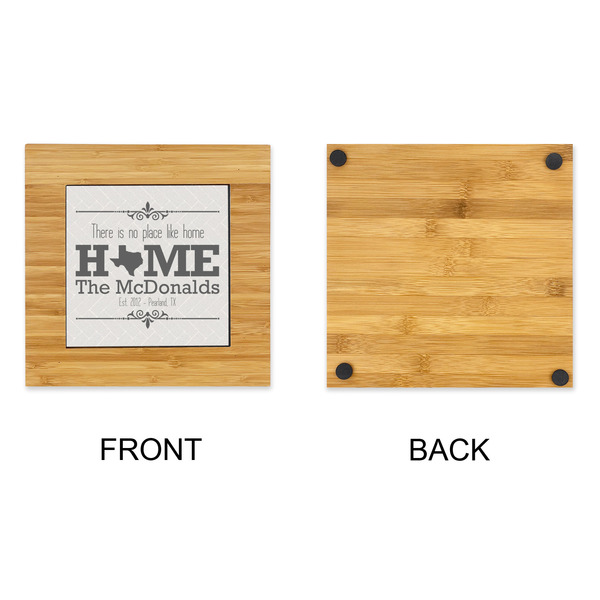 Home State Bamboo Trivet with 6" Tile - APPROVAL